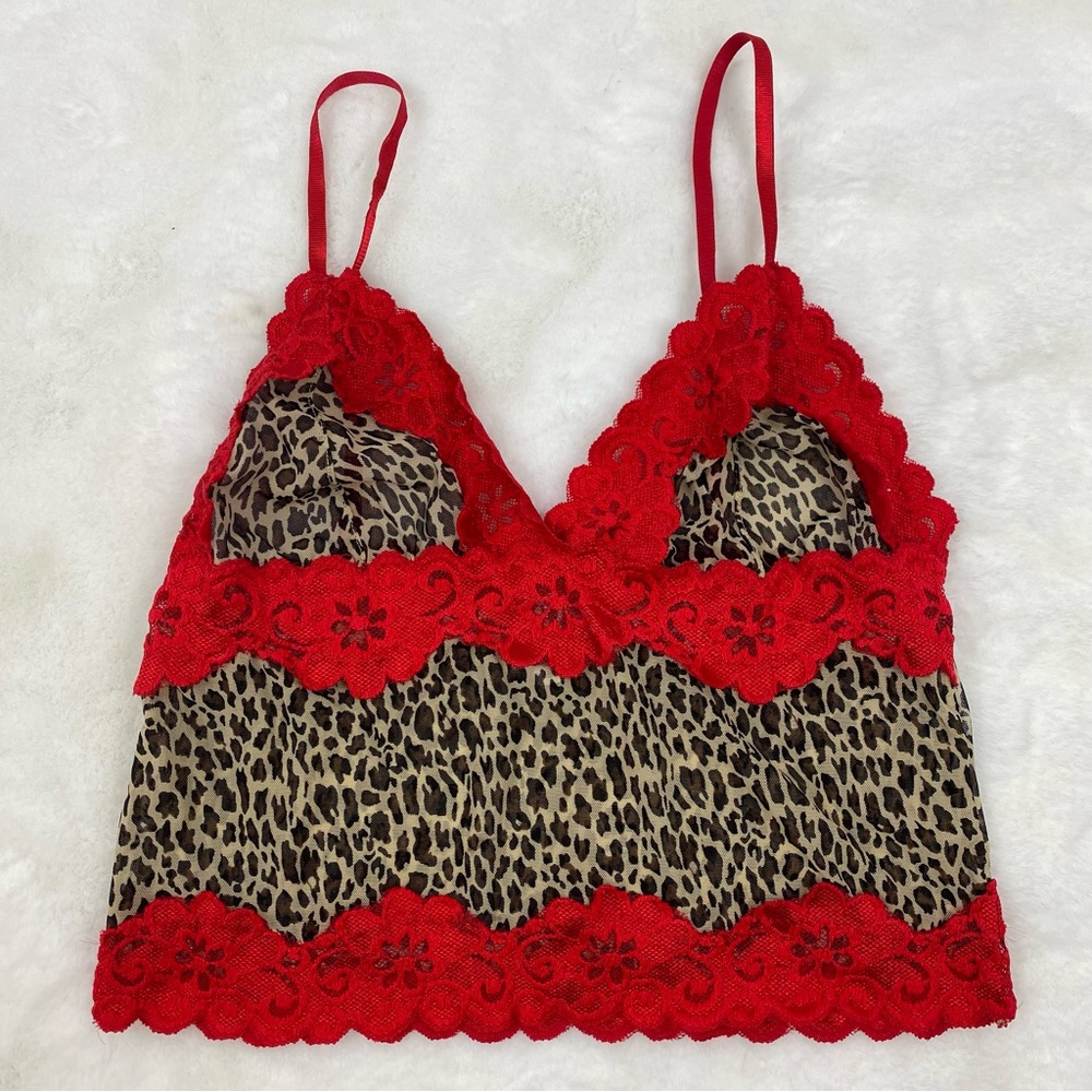 Vintage Rampage Sexy Cheetah Cami Top